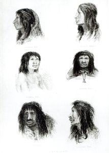 Fueguinos, 1838 de English School